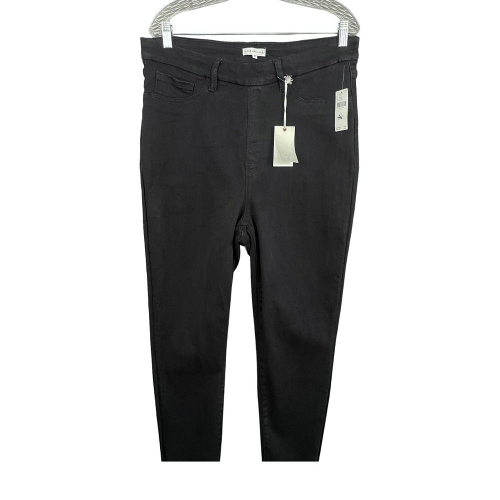 Good American Good Legs‎ Pull-On Skinny Jean Black Size 5